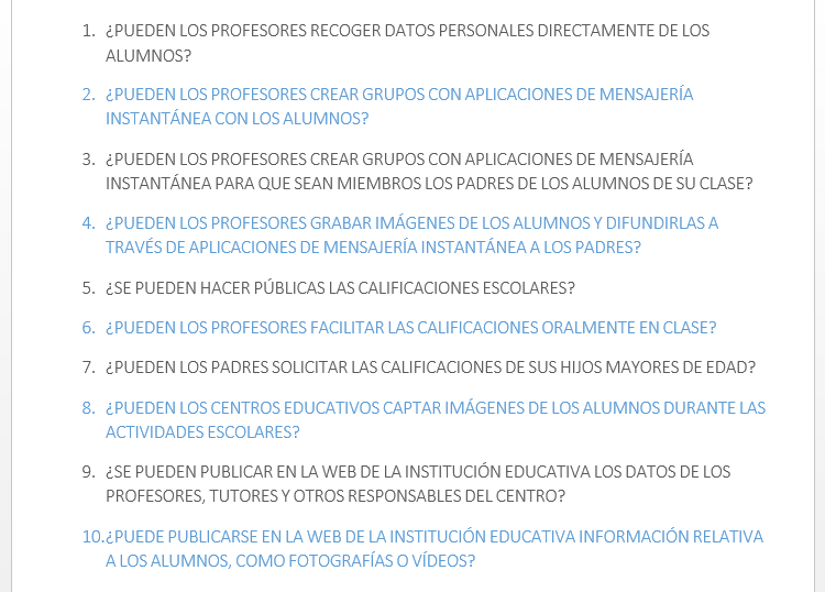 Protección Datos instituciones educativas Protección Datos instituciones educativas